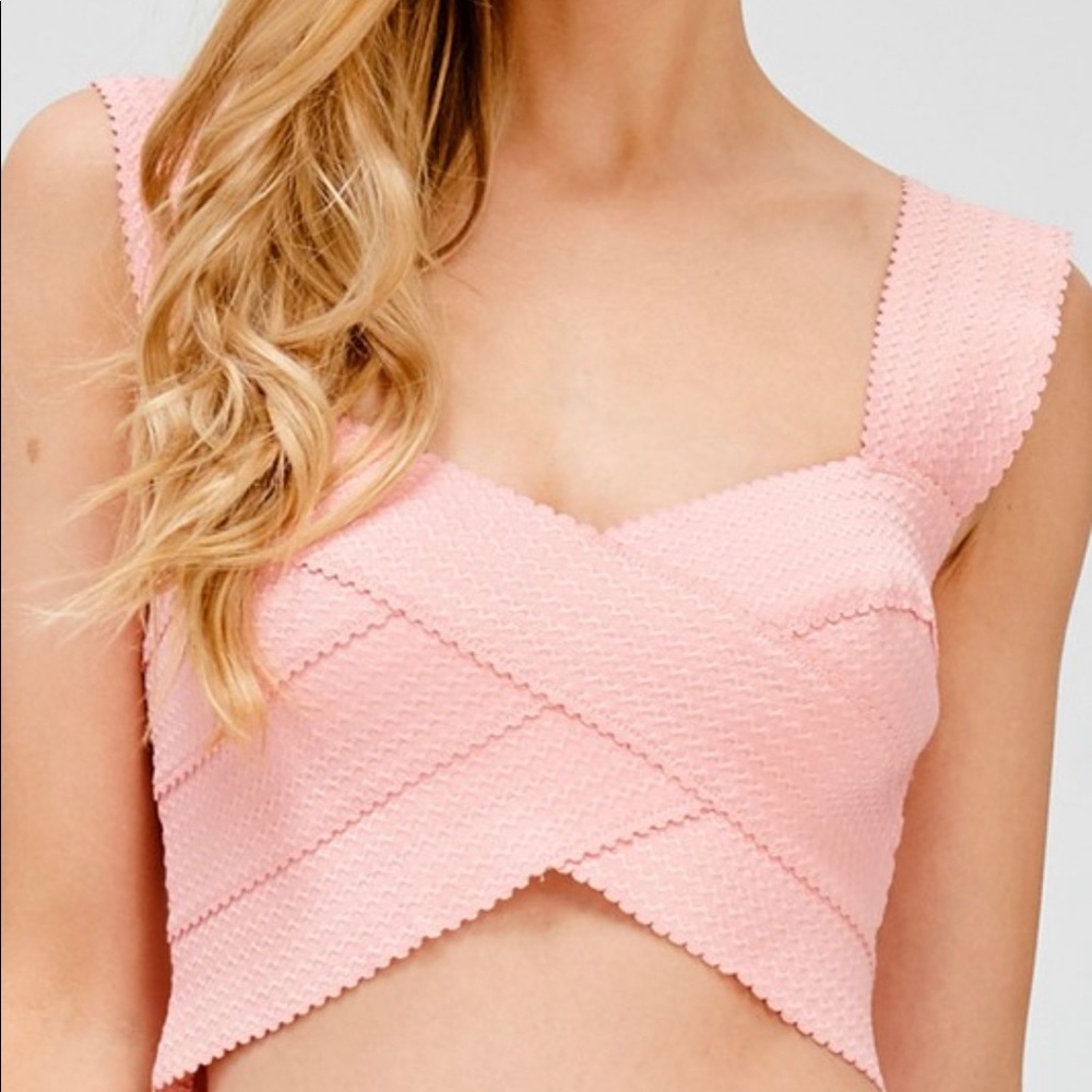 Handmade fitted bandage top